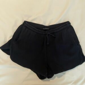 Brandy Melville Shorts, One Size, Navy Blue